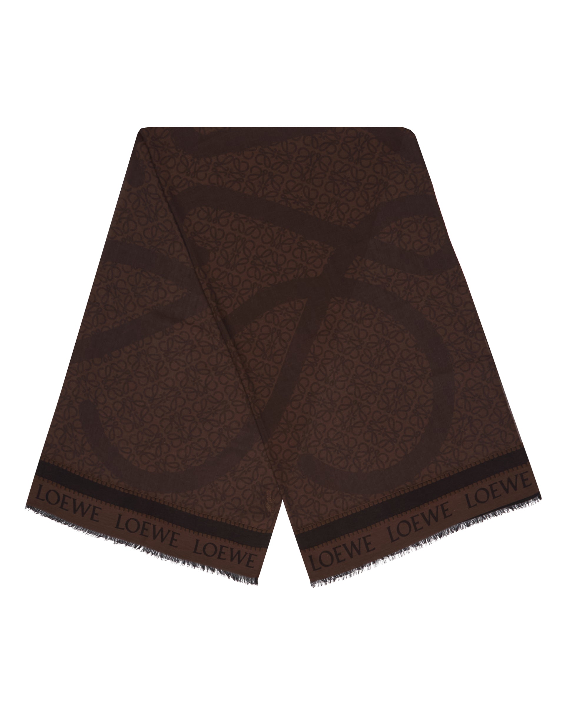 LOEWE Paula's Ibiza Brown Cotton Pareo | LOEWE - Antonia