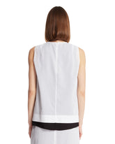 White Double Layer Top | PDP | Antonia