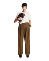 Green Pants with Belt | PDP | Antonia