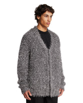 Gray Lurex Cardigan | PDP | Antonia