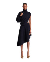 Black Wool Cut-Out Dress | All | Antonia