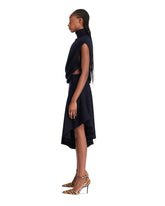 Black Wool Cut-Out Dress | PDP | Antonia