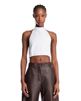 Top Con Plastron Bianco | PDP | Antonia