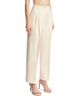 White Vittoria Work Trousers | PDP | Antonia