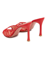 Red Alexa Lace Sandals | PDP | Antonia