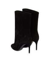 Black Suede Ankle Boots | PDP | Antonia