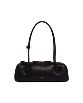 Black Medium Le Teckel Padded Leather Bag | PDP | Antonia