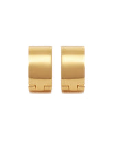 18kt Gold-Plated Brass Hoop Earrings | PDP | Antonia