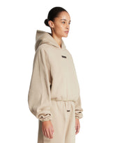 Light Beige Cotton Hoodie | PDP | Antonia