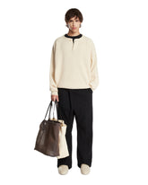 Pantaloni In Lana e Cashmere Neri | All | Antonia