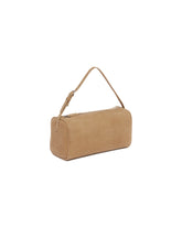 Beige 90s Suede Bag | PDP | Antonia