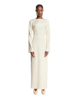 White Jacquard Dress | PDP | Antonia