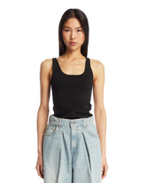 Black Knit Tank Top | PDP | Antonia