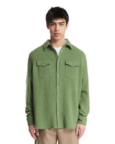 Green Cashmere Overshirt | PDP | Antonia