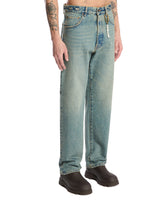 Light Blue Straight-Leg Jeans | PDP | Antonia