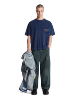 T-Shirt Boardwalk Con Logo Blu | PDP | Antonia