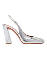 Silver Charlotte Sling Pumps | PDP | Antonia