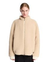 Beige Faux Fur Effect Jacket | PDP | Antonia