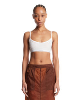 White Logo Brassiere Top | All | Antonia