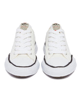 White OG Sole Canvas Low-top Peterson Sneakers | PDP | Antonia
