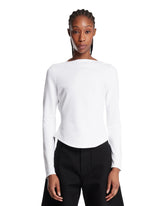 White Cotton T-Shirt | PDP | Antonia