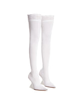 White Thigh-High Boots | All | Antonia