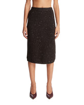 Brown English Ribbed Skirt | PDP | Antonia