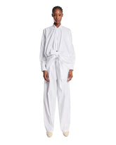 White Draped Shirt | PDP | Antonia