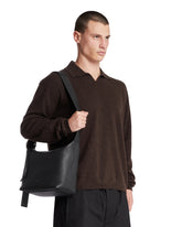 Black Large Cubi Shoulder Bag | PDP | Antonia