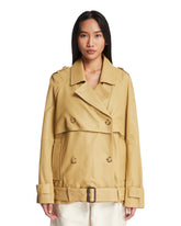 Giacca Oversize In Pelle Beige | PDP | Antonia