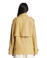 Giacca Oversize In Pelle Beige | PDP | Antonia