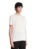 White Serata Cotton T-Shirt | PDP | Antonia