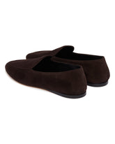 Brown Suede Awar Low Loafers | PDP | Antonia