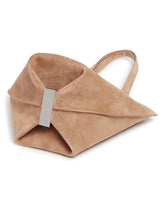 Beige La Scoop Medium Tote Bag | PDP | Antonia
