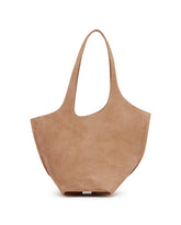 Beige La Scoop Medium Tote Bag | PDP | Antonia