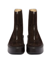 Stivaletti Con Zip Marroni | PDP | Antonia