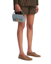 Blue Mini Baguette Bag | PDP | Antonia