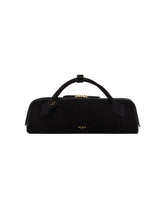 Black Suede Le Teckel Clutch | PDP | Antonia