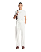 White Drawstring Pants | PDP | Antonia