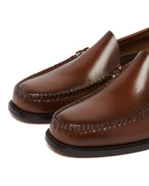 Brown Weejuns Whitney Venetian Loafers | PDP | Antonia