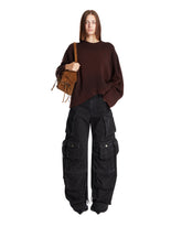 Brown Asymmetric Sweater | PDP | Antonia