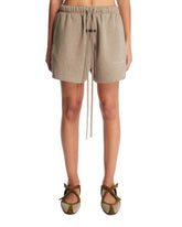 Beige Cotton Shorts | PDP | Antonia