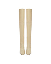 Beige Over-The-Knee Boots | PDP | Antonia