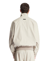 Beige High Collar Bomber | PDP | Antonia