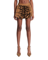 Tiger-Print Wool Shorts | PDP | Antonia