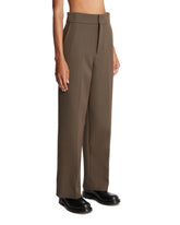 Green Straight-Leg Pants | PDP | Antonia