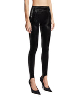 Black Re/edit Stirrup Leggings | PDP | Antonia