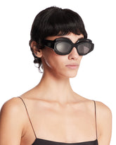 Black Superbusy Round Sunglasses | PDP | Antonia