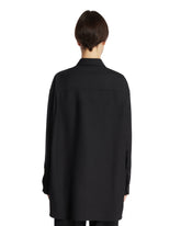 Black Virgin Wool Luka Shirt. | PDP | Antonia