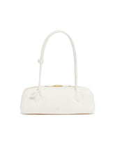 White Medium Le Teckel Padded Leather Bag | PDP | Antonia
